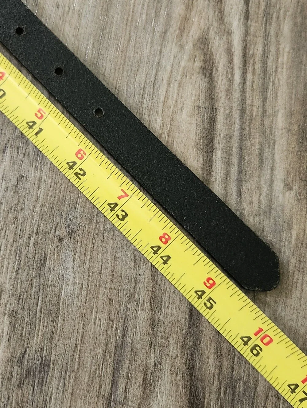 Banana Republic Skinny Black Leather Women's Trouser Belt Gold Buckle Size L